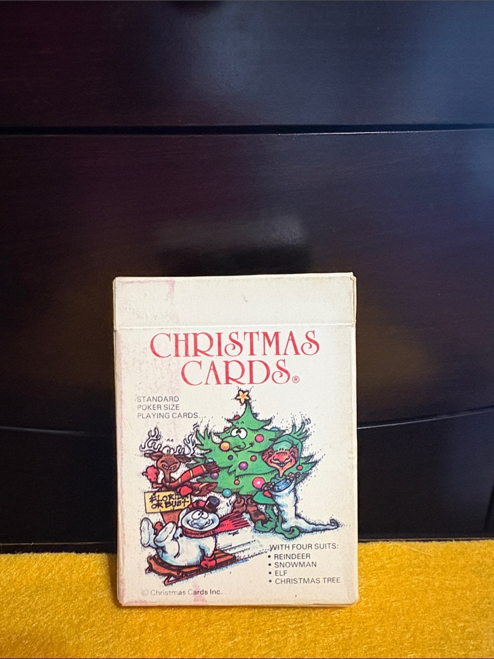 Holiday Playing Cards - White